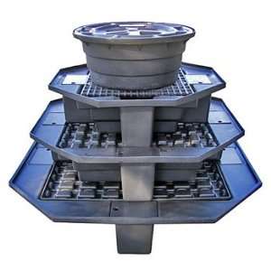  Eco Series Fountain Basins 58 Wide with Grating Pet 