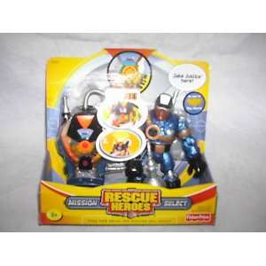    Rescue Heroes Mission Select Jake Justice Here Toys & Games