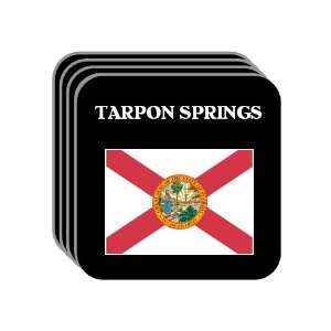 US State Flag   TARPON SPRINGS, Florida (FL) Set of 4 Mini 