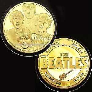  THE BEATLES RARE COMMEMORATIVE PROOF COIN 