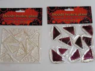 Halloween Bloody Broken Glass Gel Cling~Decoration/Prop  