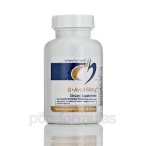  Designs for Health Q Avail/CoQ10 60mg 60 Gelcaps Health 