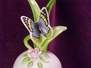 Enesco Blue Butterfly Bell Maruri Masterpiece Design  