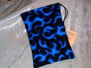 Gallant Hands Blue Flame Cotton Gaming Dice Bag Pouch  