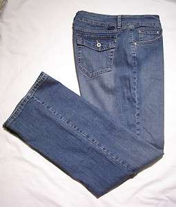 JEANSTAR ♥ Womens Stretch Blue Jeans ♥ Size 12 ♥ FLAP 