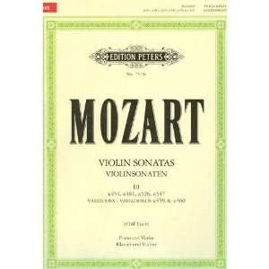 Mozart, W.A.   Violin Sonatas, Volume 3   Violin and Piano   edited by 