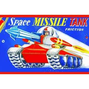  Space Missile Tank 1950 12 x 18 Poster