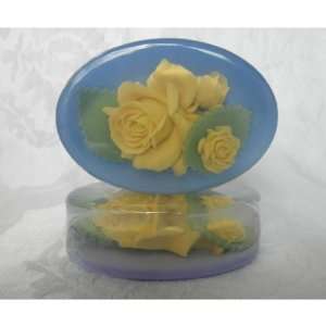  Yellow Tea Rose Glycerin Soap Beauty