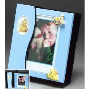  Religious Baby Photo Album Picture Frame Blue Children are 