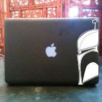 star wars boba fett custom macbook pro decal sticker  