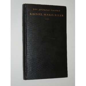  RAINER MARIA RILKE Lou Andreas Salome Books
