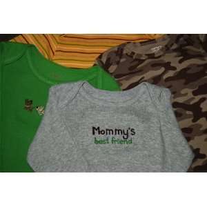 Carters Boys 4 Pack Long Sleeve Bodysuits NB 3 6 9 12 18 24 Month 6 
