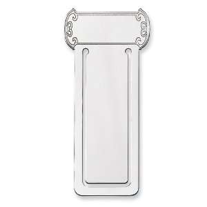  Sterling Silver Name Plate Bookmark