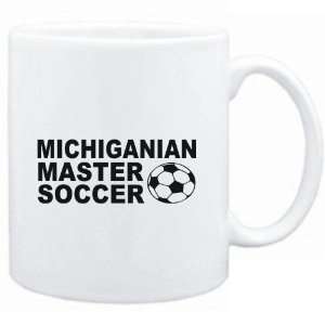  Mug White  Michiganian SOCCER MASTER  Usa States