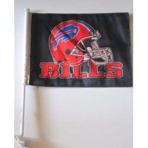  Buffalo Bills NFL Car Flag with Bracket