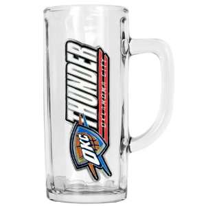 Oklahoma City Thunder 22oz Optic Tankard Beer Glass  