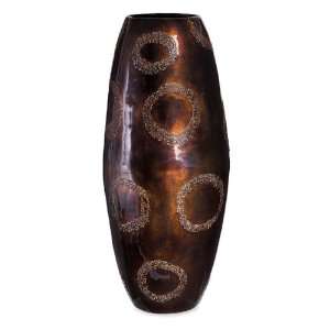    Contemporary Lacquered Tall Bamboo Asian Style Vase