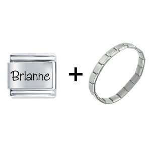  Name Brianne Italian Charm Pugster Jewelry