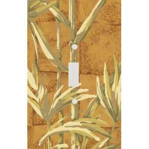    Bamboo on Brick Decorative Switchplate Cover