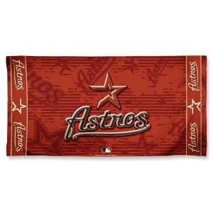  Houston Astros Beach Towel 30x60 Fiber Reactive Sports 