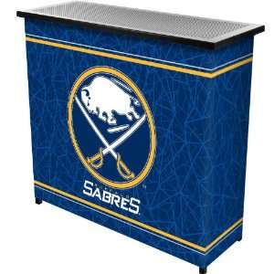   BS   NHL Buffalo Sabres 2 Shelf Portable Bar w/ Case Sports