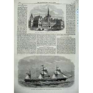  London College Hounslow 1867 Steam Ship Russia Cunard 