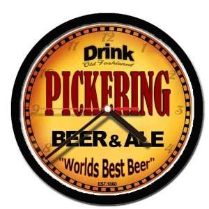  PICKERING beer and ale cerveza wall clock 