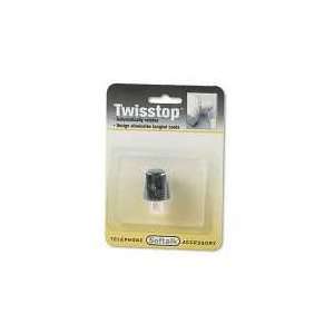   1501   Twisstop Rotating Phone Cord Detangler, Black Electronics
