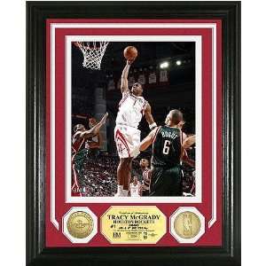 Tracy McGrady Photo Mint W/ Two 24Kt Gold Coins  Sports 