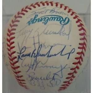   1992 AS Team 26 SIGNED MLB Baseball MARK McGWIRE
