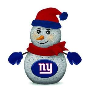  New York Giants 4 Inch Tabletop Snowman (Set of 2) Sports 