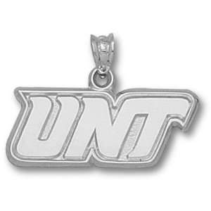  University of North Texas New Unt 3/8 Pendant (Silver 