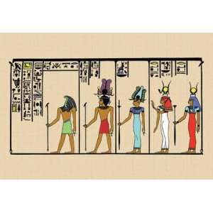  Horus, Ras, Isis and Ra Ta 20x30 poster