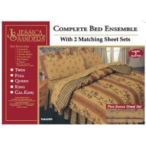  Paradise Queen T200 Bed in a Bag with 2 Sheet Sets