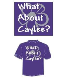   3X Large What About Caylee T Shirt   Pink