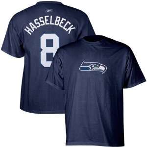 Reebok Seattle Seahawks #8 Matt Hasselbeck Scrimmage Gear T shirt 