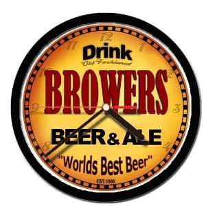  BROWERS beer and ale cerveza wall clock 