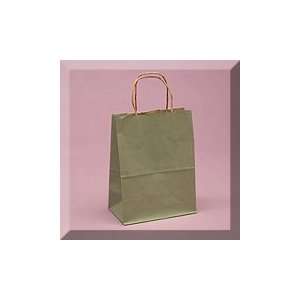     16 X 6 X 12 Khaki Shadow Stripe Handle Bag