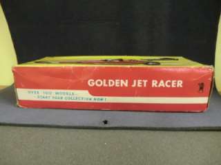 Golden Jet Racer Tin Litho Toy Car Japan 1960s Friction MIB Box Rare 
