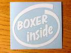 Boxer Inside K9 Dog Paws WRX Fighter MMA Decal Vinyl