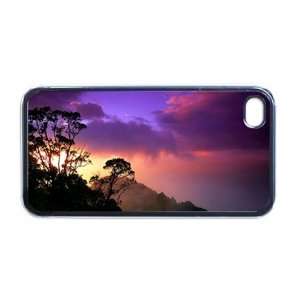  Scenic Nature Sunset Ocean Apple RUBBER iPhone 4 or 4s 