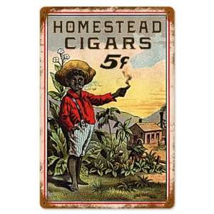  Homestead Cigars Miscellaneous Vintage Metal Sign   Garage 