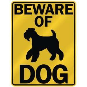  BEWARE OF  WELSH TERRIER  PARKING SIGN DOG