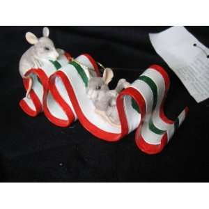   Candy Ribbon Charming Tails Ornament Silvestri 