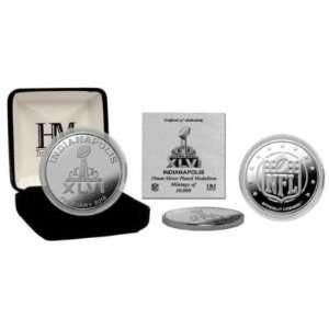  Super Bowl XLVI Commemorative Silver Coin 