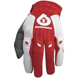  SixSixOne Comp Gloves   Large/White/Red Automotive