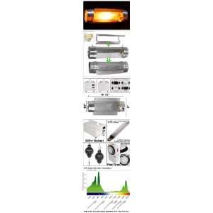 600 Watt HPS Grow Light Switchable Ballast Cool Tube Kit 