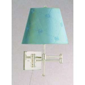  State Street Swing Arm Wall Sconce with Lucille Shade in 