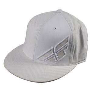  Fly Racing H Bone Hat , Color White/White, Size Sm Md HB 