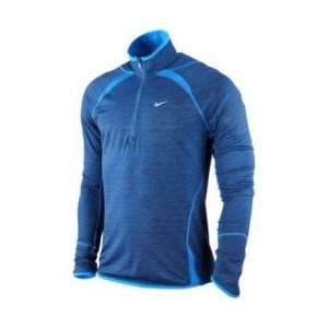   Wool 1/2 Zip Blue Running Shirt XL 339654 014
